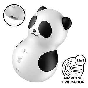 Satisfyer Pocket Panda (White), pulzátor klitorisu