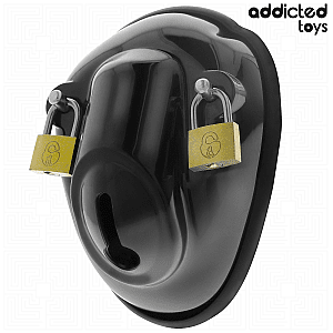 Addicted Toys Locked Keyless Restraint Penis Cage (11,5 cm), klietka na penis