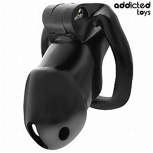 Addicted Toys Locked Midnight Cell Penis Cage M, klietka na penis