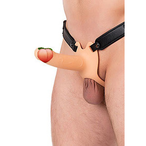 Hidden Desire Hollow Penis Strapon Skin (16cm), dutý pripínací penis