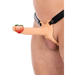 Hidden Desire Hollow Penis Strapon Skin (20cm), dutý pripínací penis