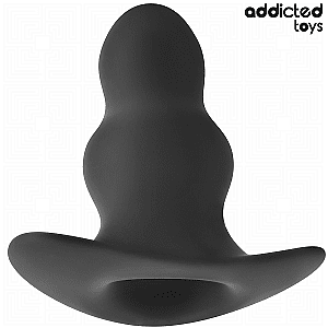 Addicted Toys Hollow Anal Plug Silicone L (11.1 cm), dutá análna zátka