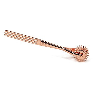Liebe Seele Three-Row Wartenberg Pinwheel (Rose Gold), BDSM koliesko na koži