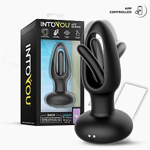 IntoYou App Series Zack Anal Plug, vibračný análny kolík s aplikáciou