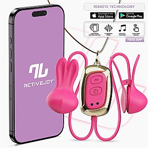 IntoYou App Series Tickly Nipple Clamps, inteligentné svorky na bradavky