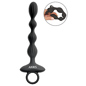 ANOS Flexible Anal Beads With Jumping Vibrations, vibračné análne guličky