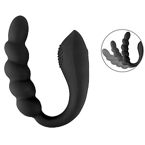 Black Velvets Bendable Dual Stimulator, dvojitý análny vibrátor