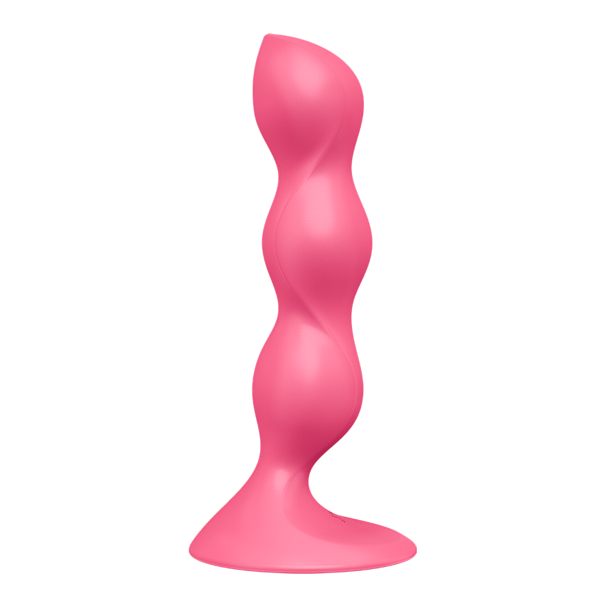 Satisfyer Triple Ball-R (Red), vážené guličkové dildo
