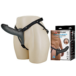 Pretty Love Landon Harness Briefs (Black), dutý pripínací penis