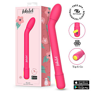 Adalet Gently G-Point Vibrator With APP (Pink), vibrátor na bod-g