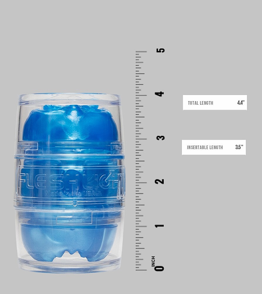 Fleshlight Quickshot Alien Blue, obojstranný masturbátor
