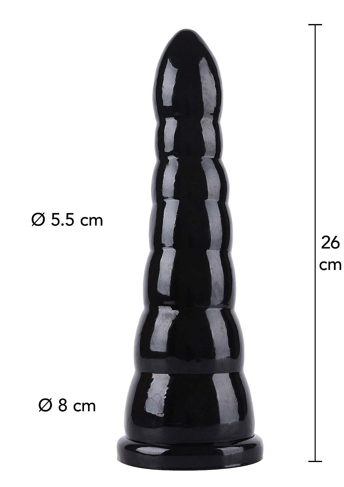 Hidden Desire Extreme Anal Cone (26 cm), análny XXL dildo