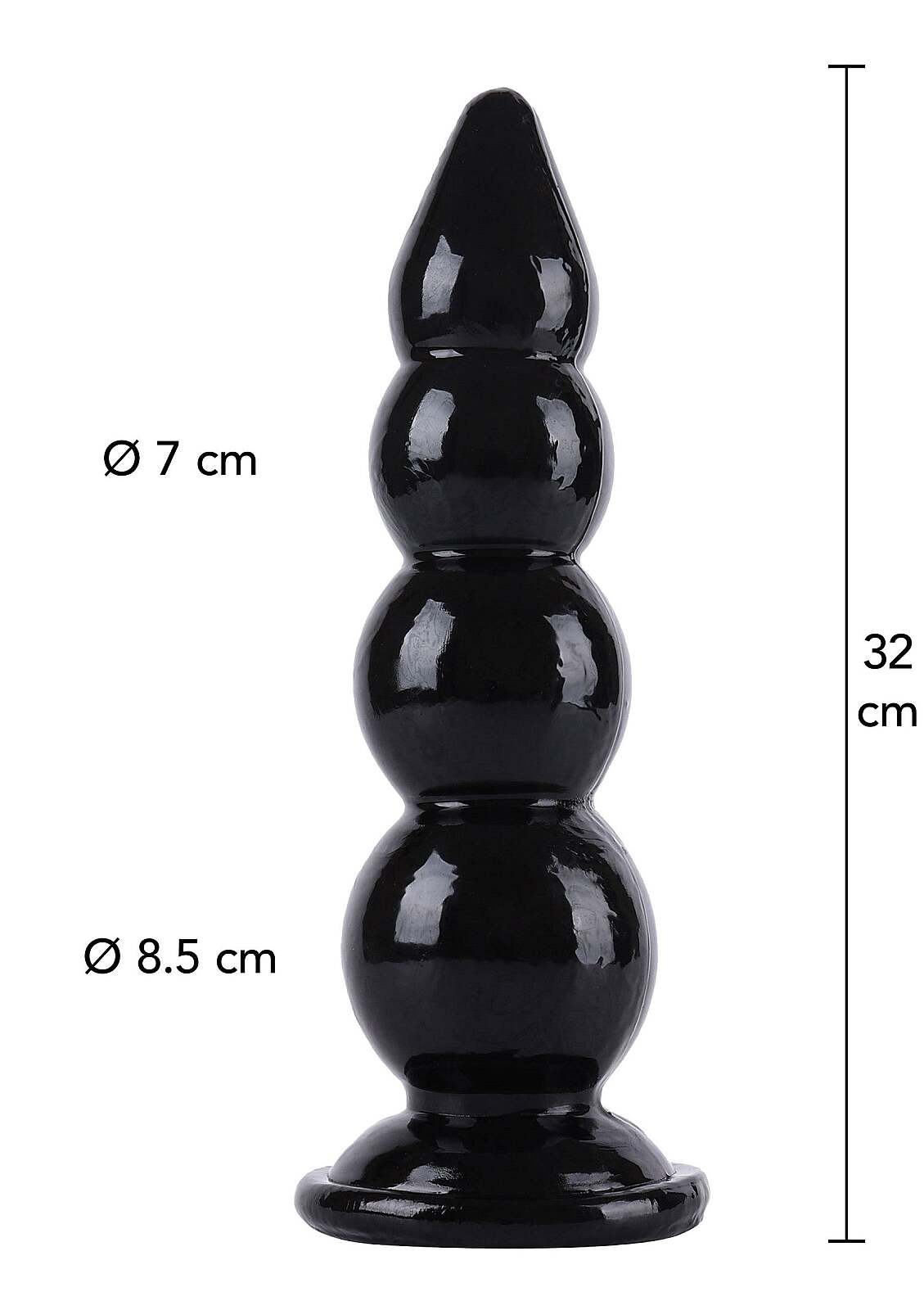 Hidden Desire Extreme Buttplug Balls (32 cm), análny XXL dildo