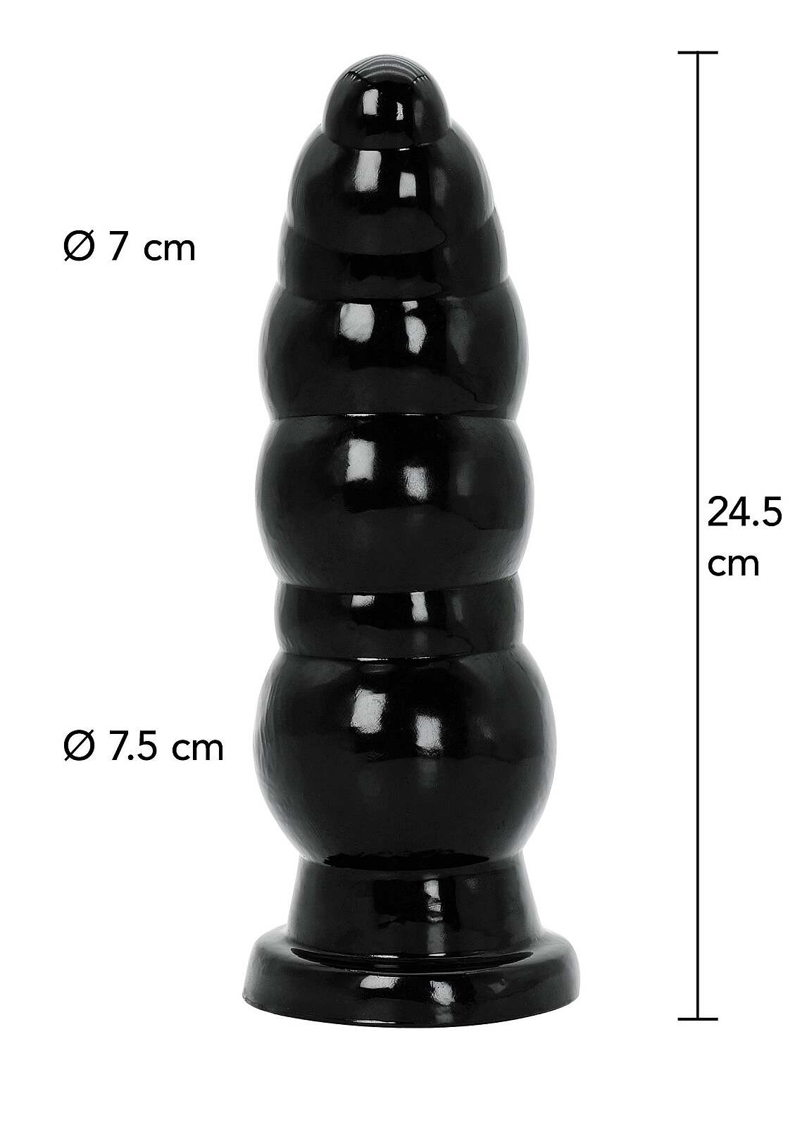 Hidden Desire Extreme Buttplug Balls (24,5 cm), análny XXL dildo