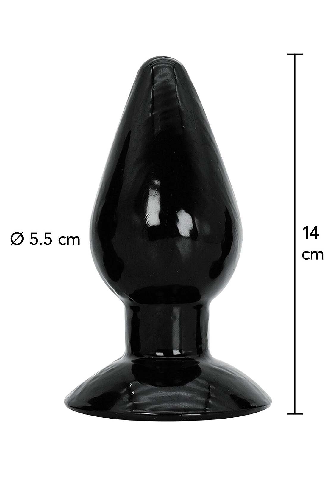 Hidden Desire, Extreme Buttplug Large (14 cm), análny kolík