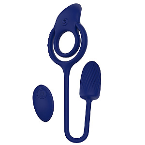 ToyJoy Fame The Thria Ultimate Couple Climaxer, párový vibračný krúžok s análnou guľkou