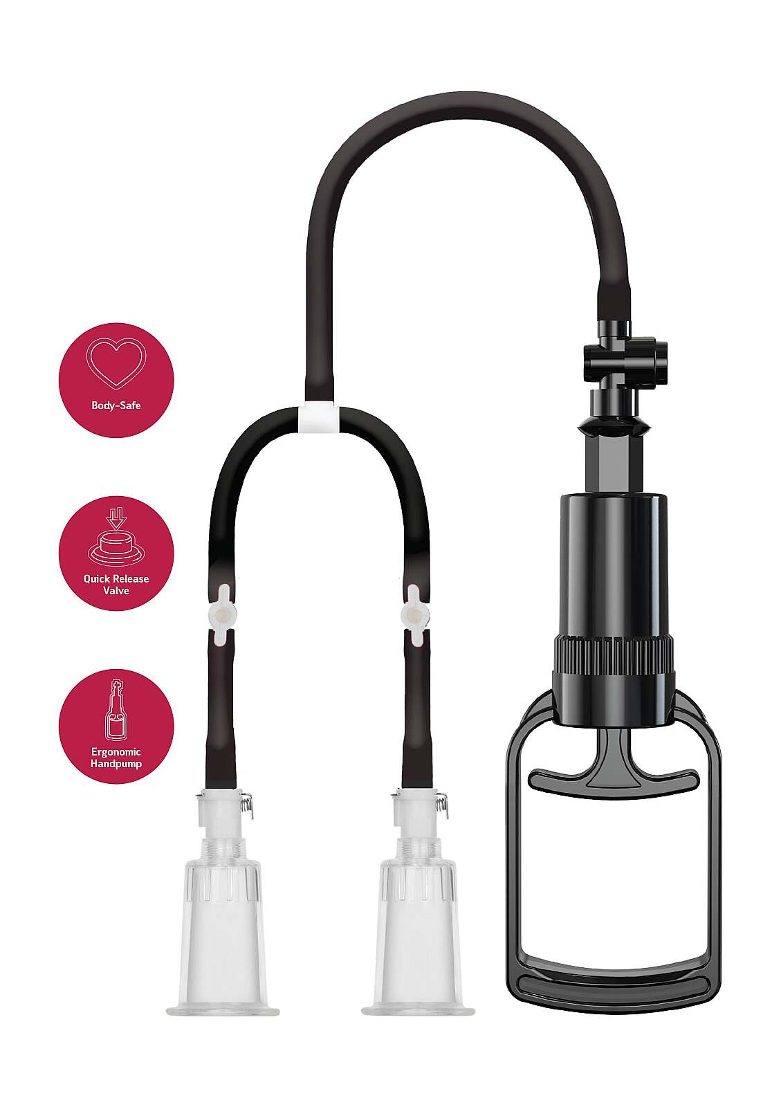 She.E.O Vacuum Nipple Pleasure Pump Large, vákuová pumpa na bradavky