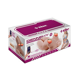 Mistress Dennehy Masturbator, realistické vibračné torzo