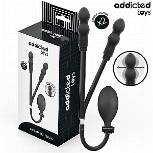 Addicted Toys Model 3 Inflatable Double Anal Plug, nafukovací dvojitý análny kolík
