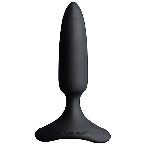 Lovense Hush 2 Butt Plug Small 38mm APP (Black), vibračný análny kolík