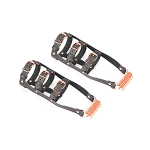 Liebe Seele Leather High Heel Ankle Harness (Rose Gold), kožený členkový harness