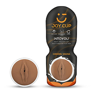 JOY CUP Masturbator Vagina Thrilling Caramel, masturbačná vagína
