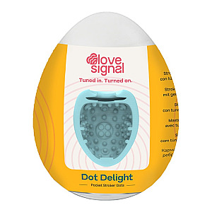 Dream Toys Love Signal Dot Delight Pocket Stroker, kompaktný masturbátor