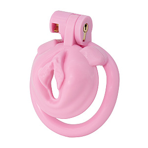 Hidden Desire Extreme Sissy Trainer Cock Lock X-Short, ružová ultra krátka klietka