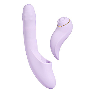 Svakom DuoGlow Pastel Lilac, vibračný stimulátor 2 v 1
