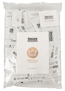 Secura Original 53 mm (100 ks), klasické kondómy