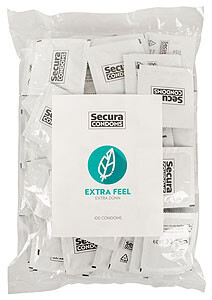Secura Extra Feel 53 mm (100 ks), tenké kondómy