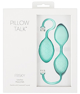 Pillow Talk Frisky Turquoise, sada venušine guličky tyrkysová