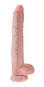 Pipedream King Cock 14" (37 cm) XXL dildo so semenníkmi
