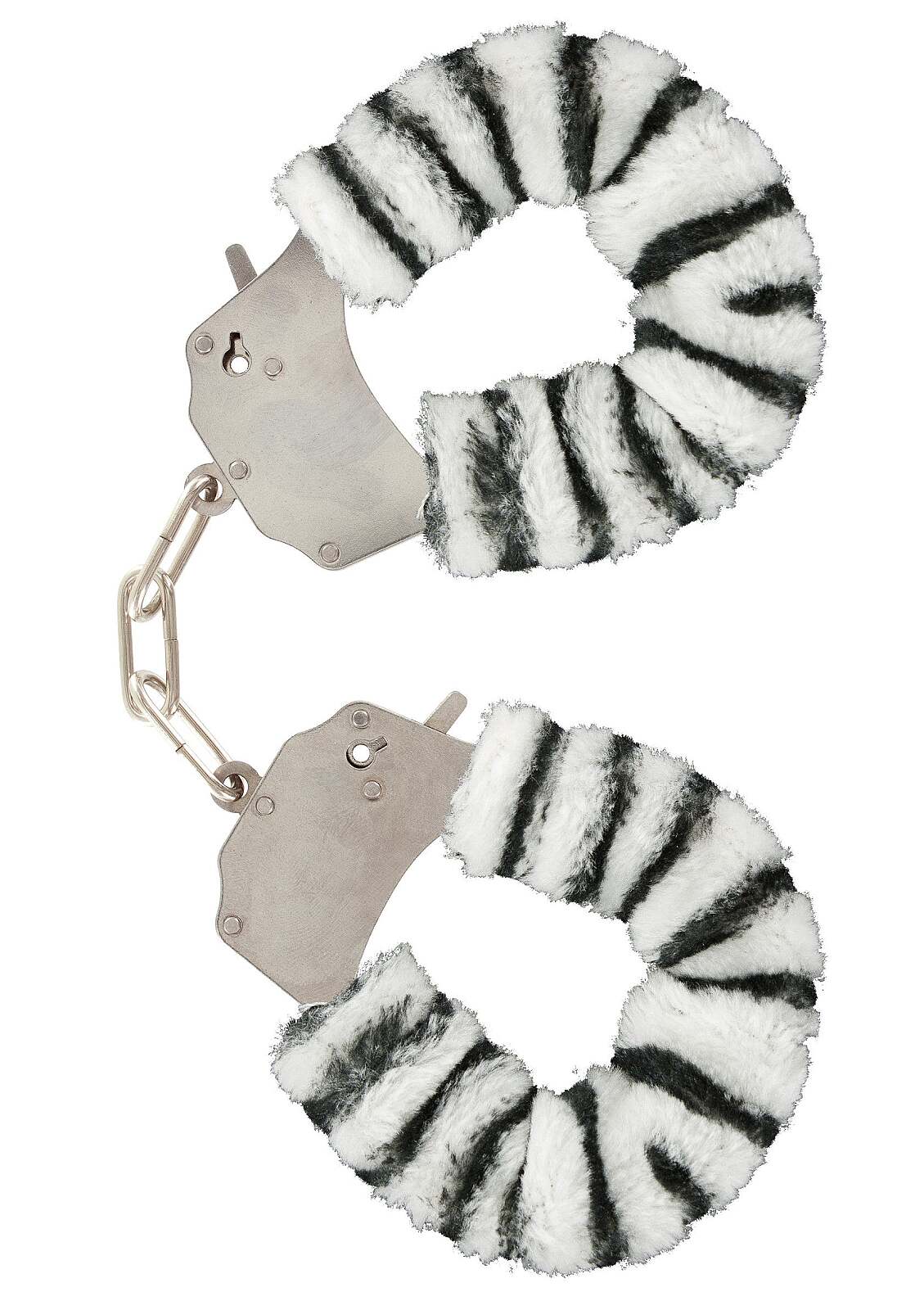 ToyJoy Putá s plyšom zebra