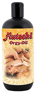 Flutschi Orgy Oil 500ml, dlho kĺzajúca masážny olej bez arómy