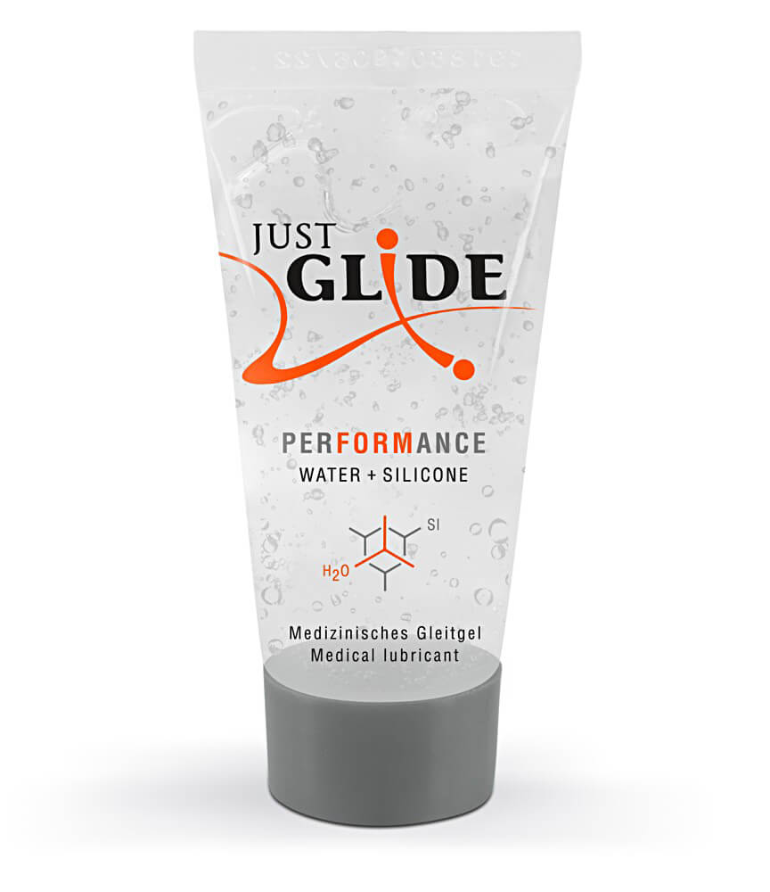 Just Glide Performance (20 ml), hybridný lubrikačný gél na intímne použitie