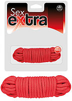 Sex Extra Bondage lano 10 m červené
