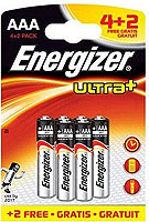 Baterie ENERGIZER Ultra+ AAA 6ks